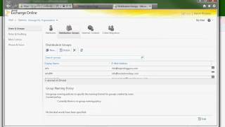 Office 365  How to Create a Distribution Group [upl. by Anirda]