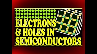 Electrons and Holes in Semiconductors  Physics4students [upl. by Cila88]