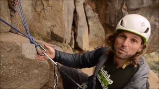 How to belay directly off the anchor using an ATC Guides belay [upl. by Barboza469]