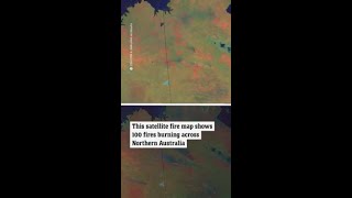 NASA map shows fires burning across Australia [upl. by Id]