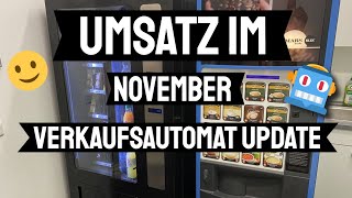 Selbständig mit Snackautomaten Mein Update November 2021 [upl. by Ellehsor]