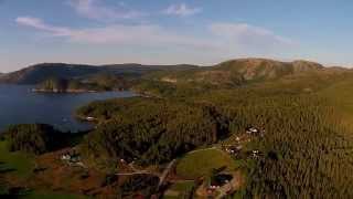 Husvika på Otterøya  140 meter over havet  Namsos [upl. by Merow]