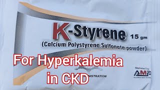 KStyrene Calcium Polystyrene Sulfonate in the Treatment of Hyperkalemia in Chronic Kidney Disease [upl. by Bowman400]