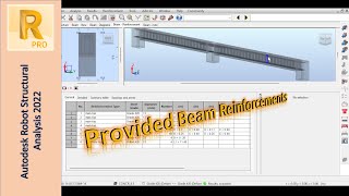 Design of RC Beams in Autodesk Robot Structural Analysis [upl. by Lessur]