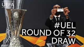 201920 UEFA Europa League Round of 32 Draw [upl. by Anoyek743]