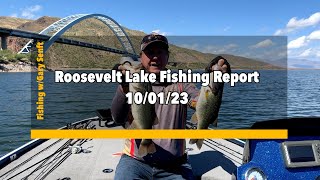 Roosevelt Lake Fishing Report 10123 [upl. by Alra]