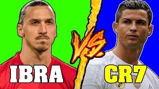 Zlatan Ibrahimovic VS Cristiano Ronaldo  Battaglia Rap Epica  Dissing Rap Freestyle [upl. by Kenwood]