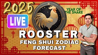 ROOSTER FENG SHUI ZODIAC 2025 FORECAST LIVE [upl. by Dido]