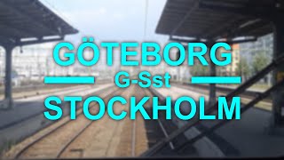 TRAIN DRIVERS VIEW GöteborgStockholm West Main Line [upl. by Nnaeitak]