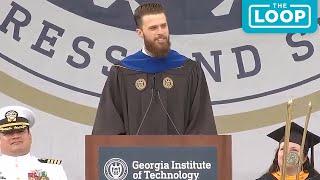 Harrison Butker Shocks Graduates With Speech [upl. by Anayra]