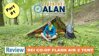 Review  REI Coop Flash Air 2 Tent  Affordable User Friendly Ultralight [upl. by Alrick]