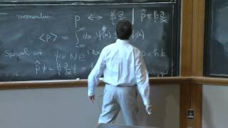 Lecture 5 Operators and the Schrödinger Equation [upl. by Dorr]