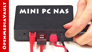 Mini PC OpenMediaVault NAS [upl. by Craggie]