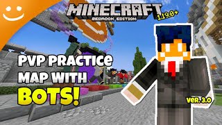 119 BEST PVP PRACTICE MAP WITH BOTS MCPEBEDROCK EDITION Download Mediafire [upl. by Morry157]