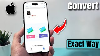 How to convert HEIC to jpg on iphoneiPad  Full Guide  ANY iOS [upl. by Stephannie423]