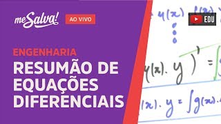 AO VIVO Me Salva Resumão de Equações Diferenciais [upl. by Osmond826]