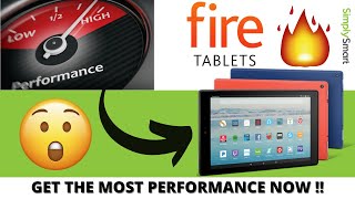 Maximize and Optimize your Amazon Fire Tablet Performance Fast 2021 [upl. by Giannini]