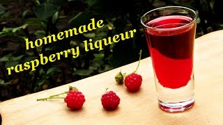 How to make Raspberry liqueur recipes of homemade liqueur [upl. by Kenric]