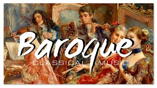 Italian Baroque Classical Music  Celestial Soothing Focus Reading Non Stop Music [upl. by Oirevlis889]