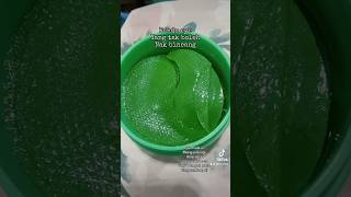 KAK YAM PAKAI ALOE VERA EYE MASK [upl. by Ecilayram]