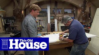 How to Patch a Doorknob Hole With a Dutchman  This Old House [upl. by Deach]