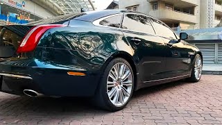 2021 Jaguar XJ Luxury Green Car Review [upl. by Pineda]