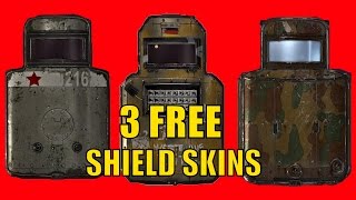 Rainbow Six Siege  3 FREE SHIELD SKINS [upl. by Nirraj8]