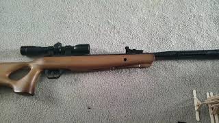 Crossman valiant 22 caliber air rifle review and shooting [upl. by Ennaj582]