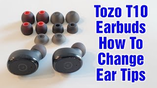 Tozo T10 Earbuds – How To Adjust Volume Level Up amp Down [upl. by Ahsaei]