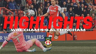 HIGHLIGHTS  Wrexham 40 Altrincham [upl. by Milli]