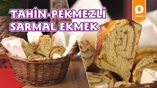 Tahin Pekmezli Sarmal Ekmek Tarifi  Onedio Yemek  Kahvaltı Tarifleri [upl. by Schreck]