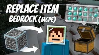 How to Rename an Item or Blocks in Minecraft 114 Bedrock [upl. by Ellicec]