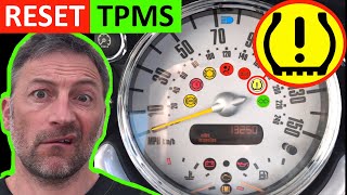 How to reset Tire Pressure Light on Mini R50 R53  Mini Cooper Tyre pressure reset  Mini TPMS Reset [upl. by Gnouh602]