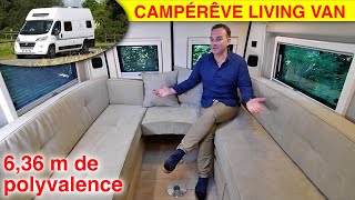 Campérêve Living Van 636 m sur Fiat Ducato L4H3  espace et polyvalence pour 4 personnes [upl. by Hike]