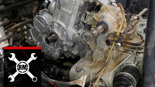 Polaris RZR XP 1000 Engine Rebuild  Part 6 Engine Installation [upl. by Meibers]