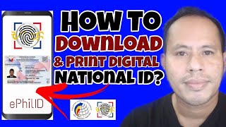 HOW TO DOWNLOAD DIGITAL PHILIPPINE NATIONAL ID [upl. by Nilo]