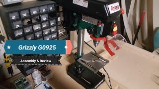 Grizzly G0925 Drill Press Review and Assembly  Wood and Aluminum 6061 TipWatch before Assembling [upl. by Twelve172]