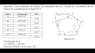 POLIGONALES CERRADAS TOPOGRAFIA [upl. by Wrench]