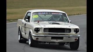 1966 Mustang with Mobil 1 Mainland Muscle Cars  Southern Classic 2021 Race 1 [upl. by Labina658]