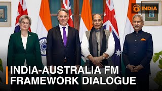 IndiaAustralia FM Framework dialogue and more updates  DD India Live [upl. by Alpert255]