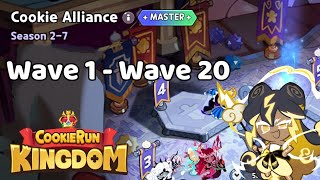 Cookie Alliance Season 27 Wave 120 Master Guide  Cookie Run Kingdom [upl. by Yehc]