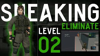 PLISKIN Sneaking  ELIMINATE ALL Level 02  MGS2 VR Missions TOP RECORD [upl. by Dirraj]