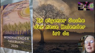 MondART in eigener Sache Vorankündigung des neues Kalenders mit Blick ins Buch [upl. by Oleic]