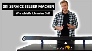 Ski Kante schleifen  Skiservice selber machen  DIY Tutorial [upl. by Ivey588]