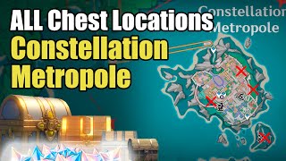 ALL CHEST LOCATION Constellation Metropole  in Simulanka 48   Genshin Impact [upl. by Rosabel]