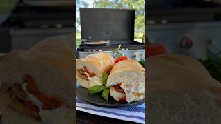 Eggplant Parmesan Sandwich  Blackstone Griddle [upl. by Oicnedif268]