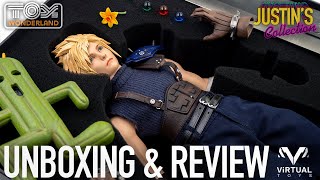 Cloud Strife Final Fantasy 7 Remake VTS Toys 16 Scale Figure Unboxing amp Review [upl. by Fatima]