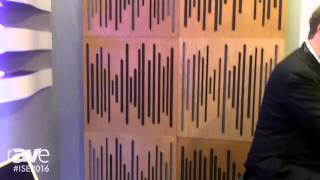 ISE 2016 Vicoustic Exhibits Wavewood Acoustic Panels [upl. by Creath]