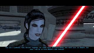 Bastila Dark Side Reskin ShowCase Star Wars KOTOR [upl. by Ahsatsan642]