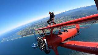 First time wing walker shows no fear [upl. by Dallis]